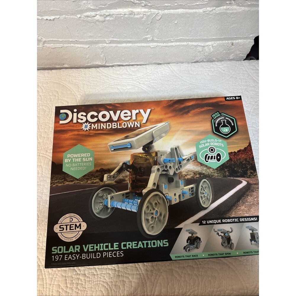 Discovery Mindblown Solar Vehicle Creations Solar Robot Building Kit STEM...‎